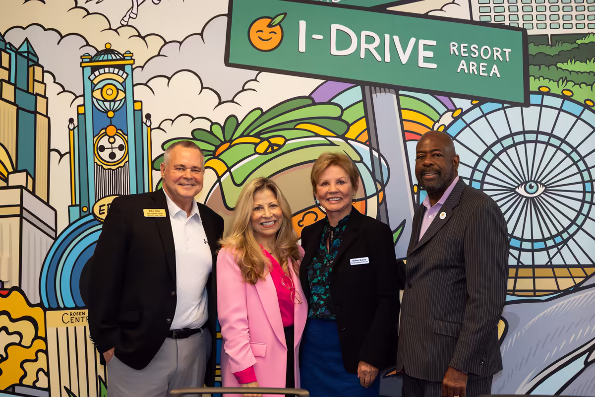 Industry partners networking at the Career Fair Sponsor Reception