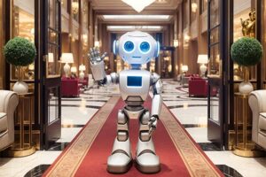 Article thumbnail: ROBOTS AT THE RECEPTION