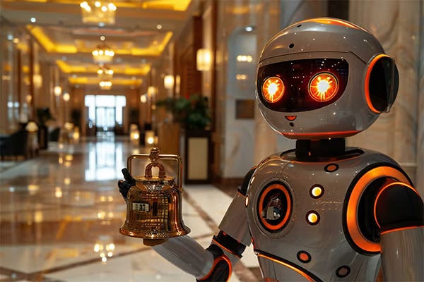 Featured image for article: HOTEL CUSTOMERS' PERCEPTIONS OF SERVICE ROBOTS - Rosen Research Review