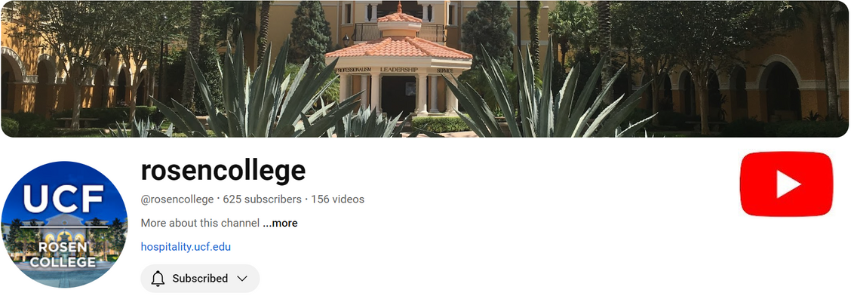 Rosen college YouTube picture