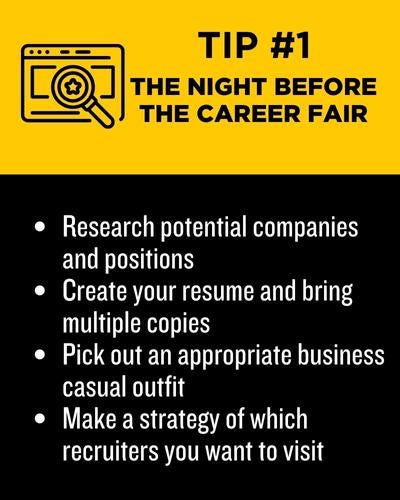 Picture of Career fair Tip1
