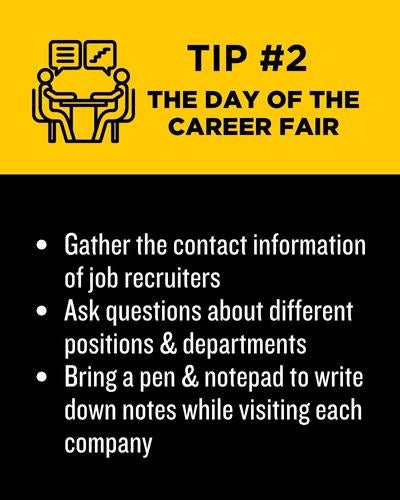 Picture of Career fair Tip1